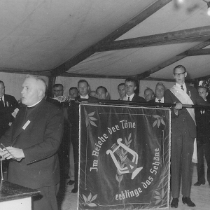 Fahnenweihe 1964 Josef Leister